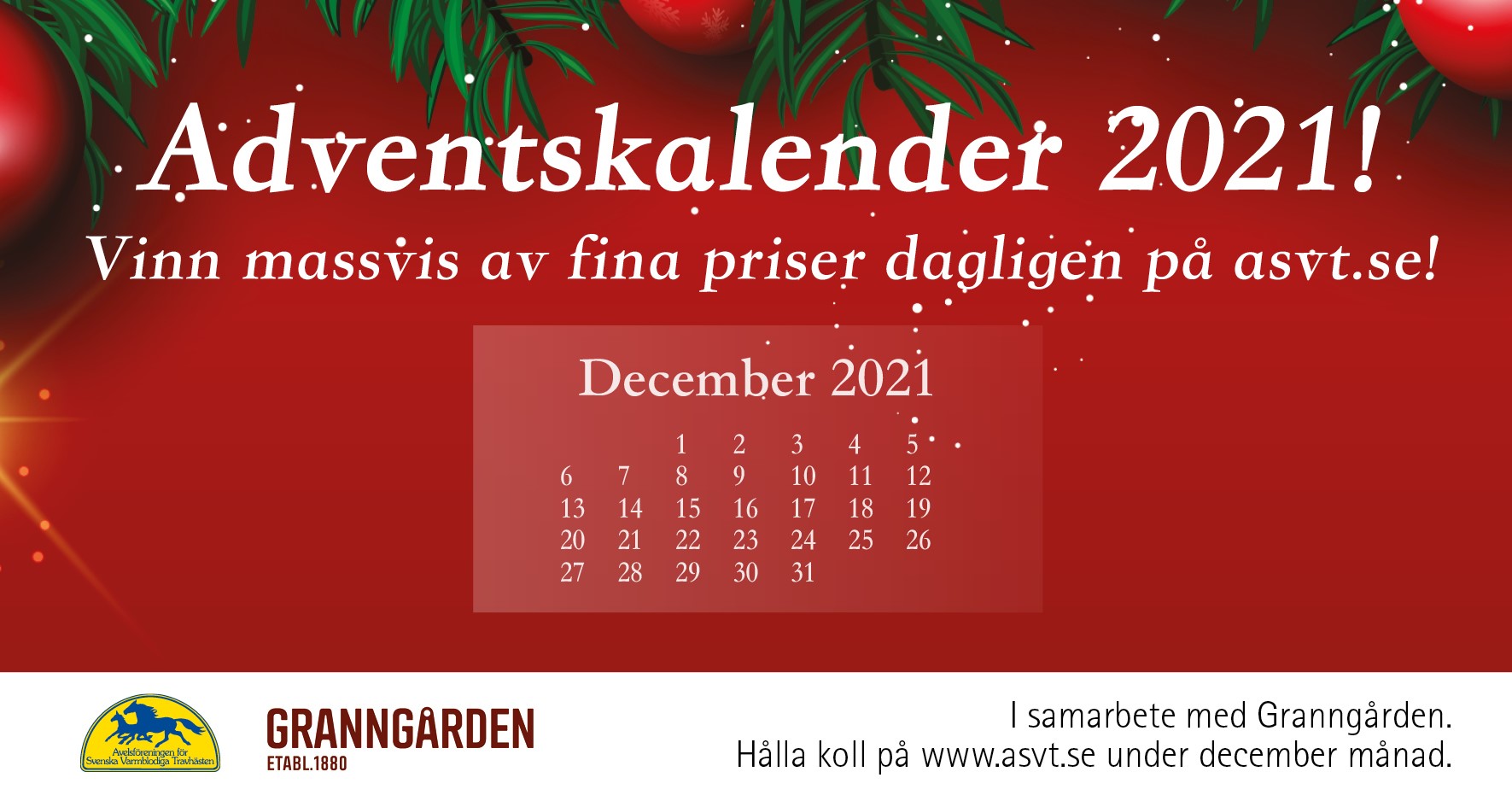 Tredje hingsten i årets julkalender är klar!